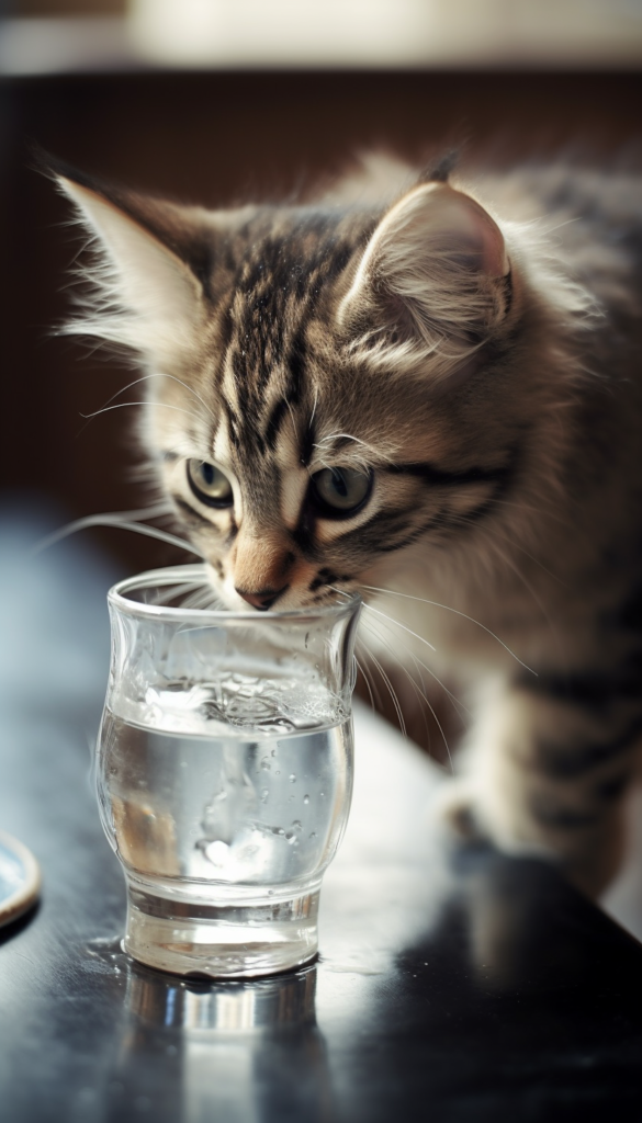 bakayaro8234 cat. drinking water .kitten 6af00537 c8d2 4cf0 9da2 2cd73e6f81b9