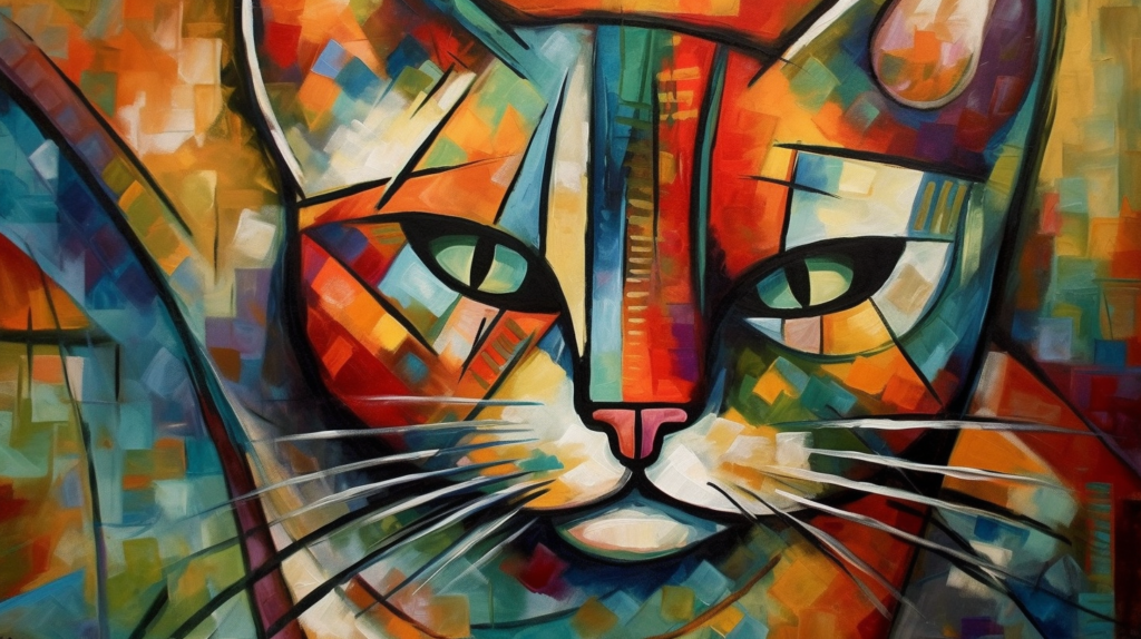 bakayaro8234 Cat. Lively. Prairie. Picasso style 9b94f068 4289 4e8f a0fb f17871e9fd41