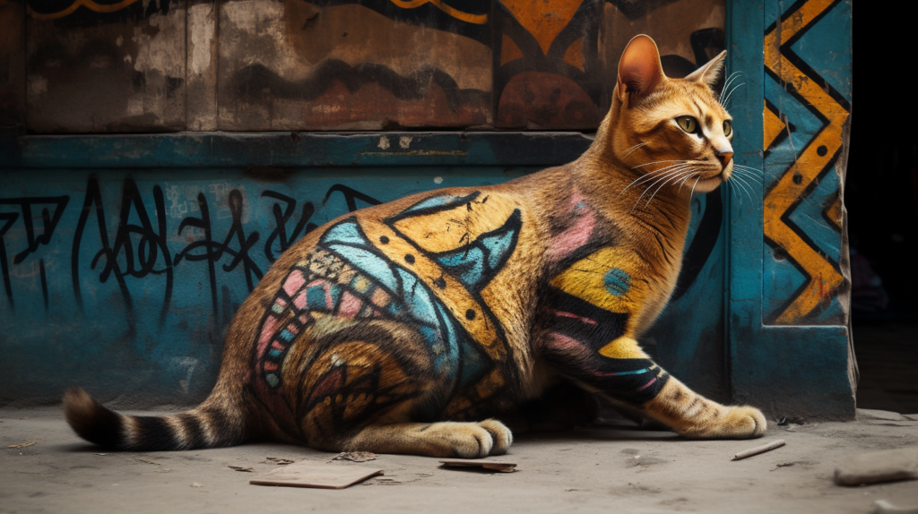 bakayaro8234 Egyptian cat. Graffiti. a40aa1cf 8d37 4201 8663 fbb4bbe5e606