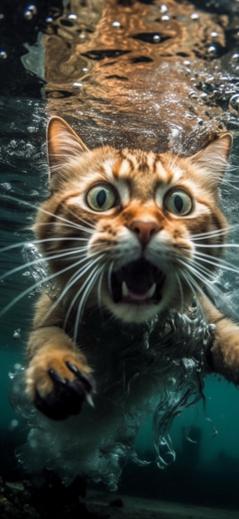 bakayaro8234 In the sea the cat wears an oxygen mask and an oxy bc7f1e39 6cc1 4a9e a670 5109ac489d73