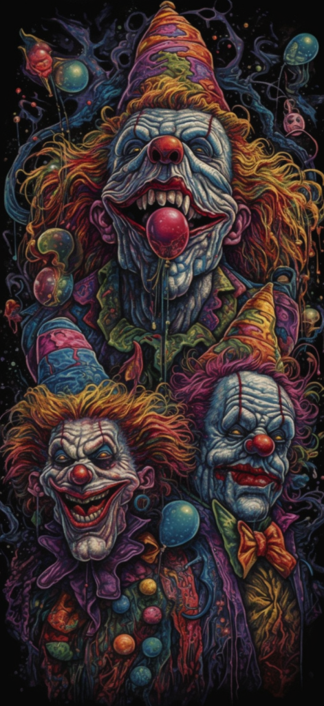 bakayaro8234 Scary clowns unhinged psychedelic universe superna e4635383 64fa 4c56 8c32 b4e32d34acb2