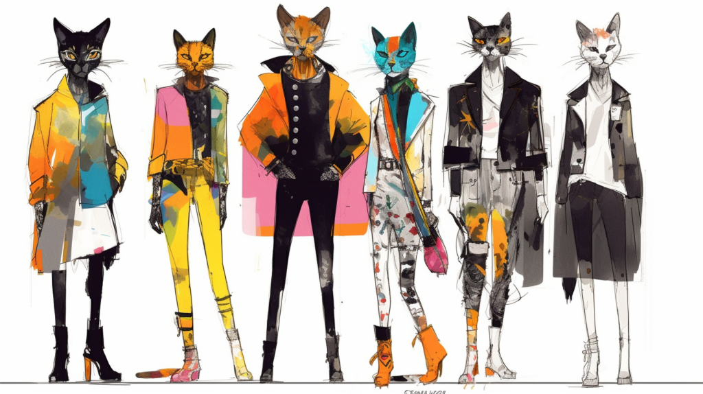 bakayaro8234 Street. Sci fi. cat. Pop. Catwalk. Picasso style f21dae8e cffa 4102 947d 8bf5c1dc6c6b