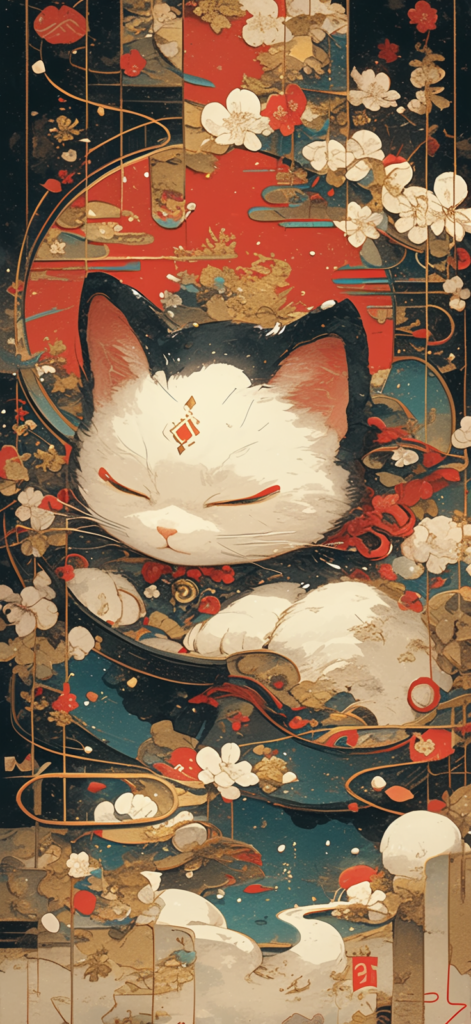 bakayaro8234 Cat themed Q version Japanese style. The picture i d494404d c5ae 41cc b5d5 d569822a44d3