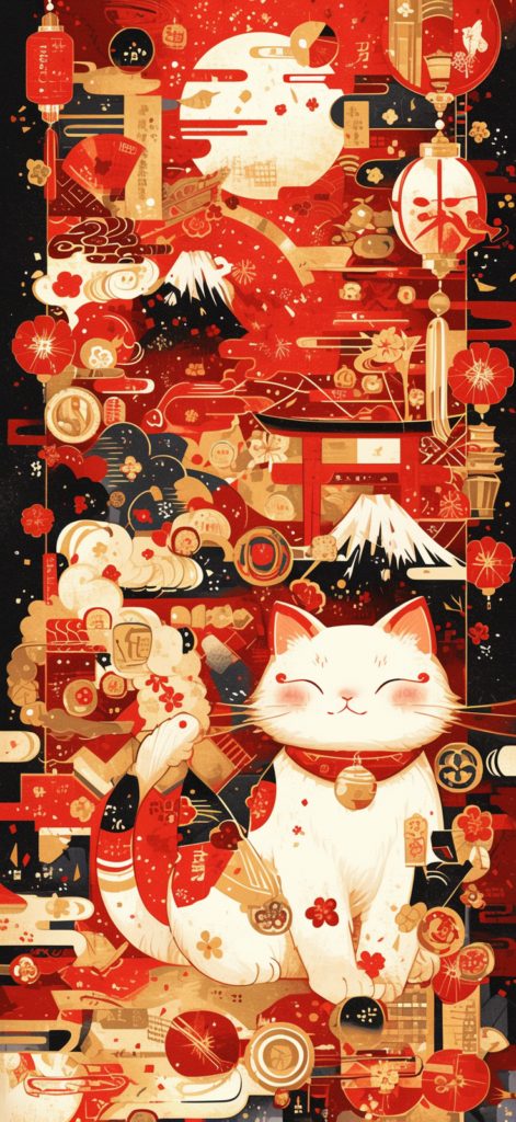 bakayaro8234 The cat themed Q version Japanese style has the tw 4d9bc98d 1512 402e af5f 694c4794eb4a