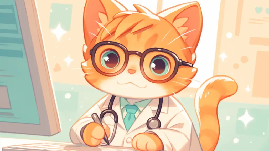 bakayaro8234 Doctor Cat is prescribing medicine in front of the 4f812e3e 2101 4b4f 8cc3 25d35e760fdc 1