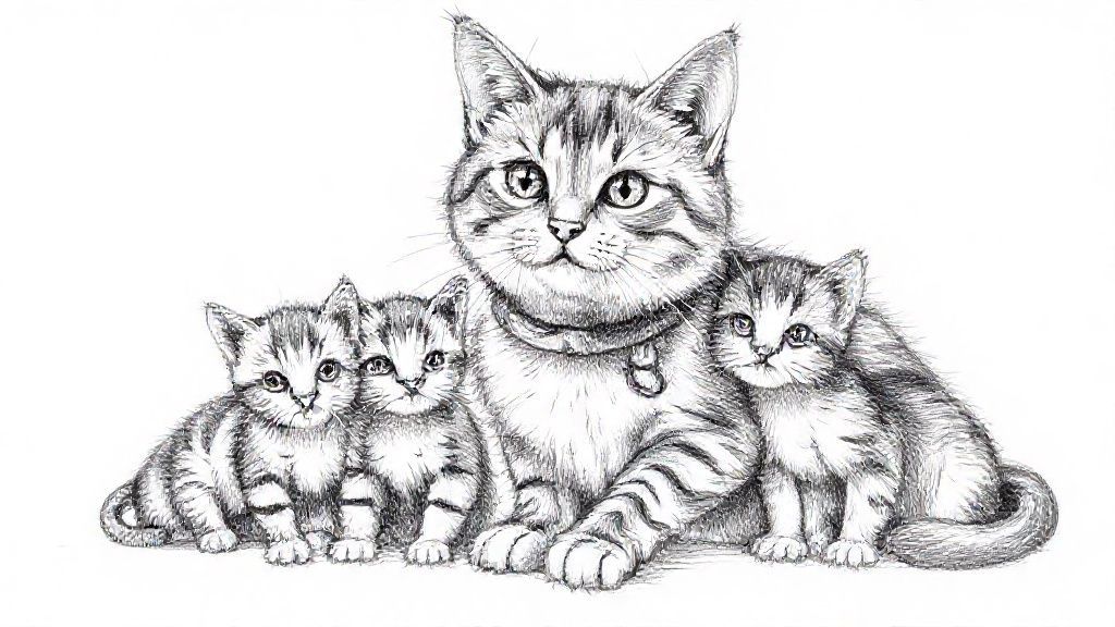 一隻溫柔的獸醫正在檢查一隻快樂小狗的耳朵，背景是明亮且設備完善的獸醫診所。