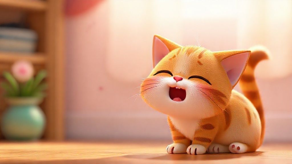 一隻毛髮灰白的貓咪依偎在主人的腿上，神情安詳，陽光灑在牠們身上，營造出溫馨寧靜的氛圍。