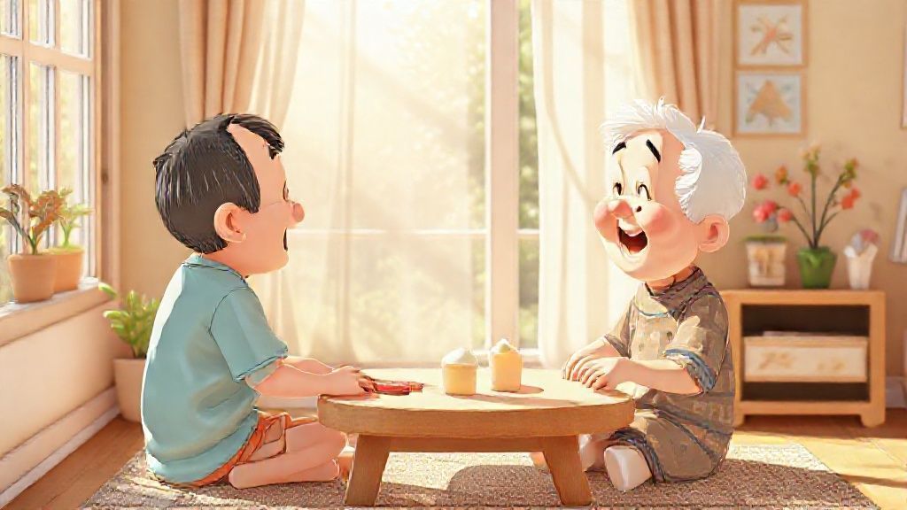 貓奴正在給老年貓餵藥