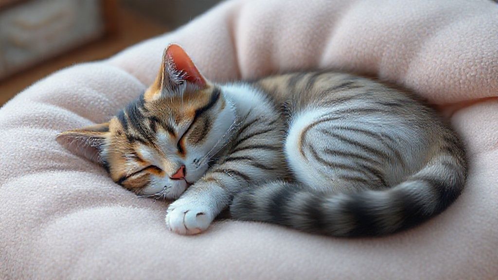 正在接受獸醫檢查的貓咪